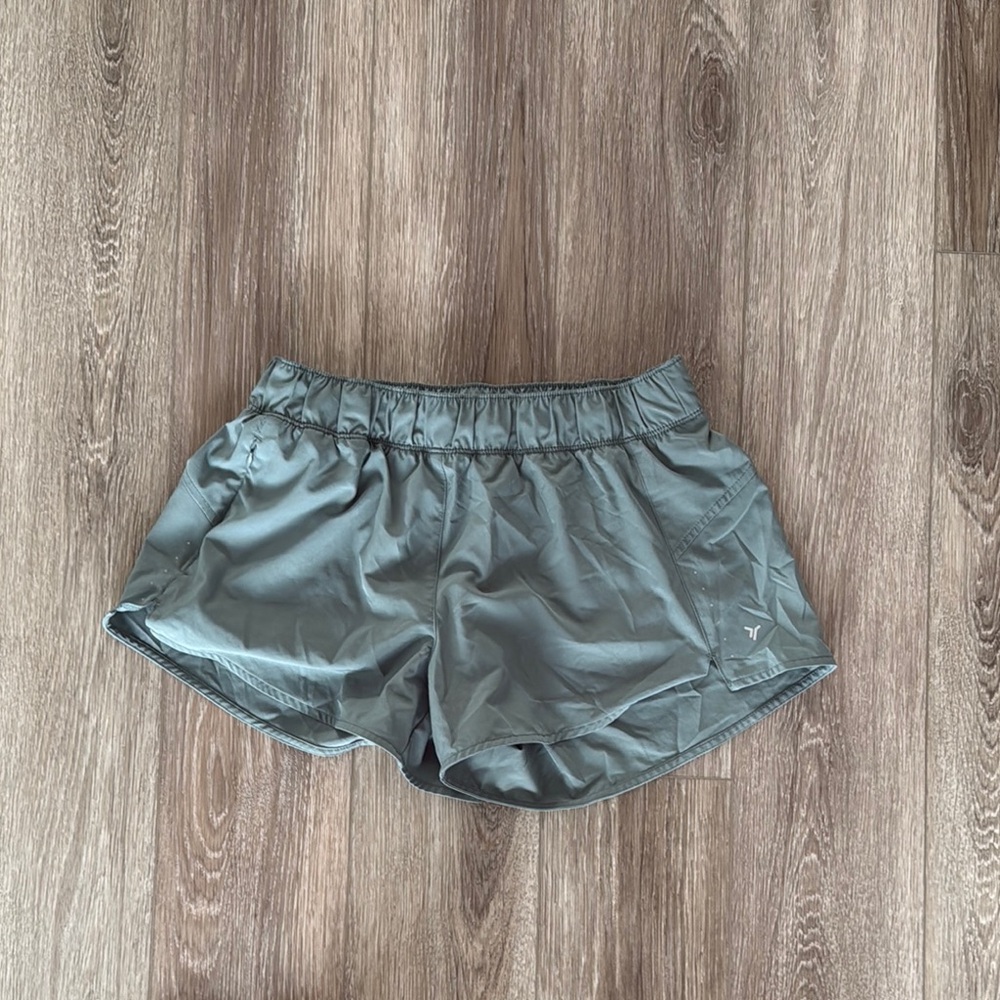 Green colored women’s shorts